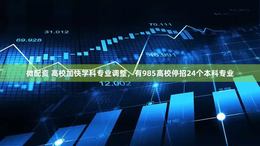 微配资 高校加快学科专业调整，有985高校停招24个本科专业